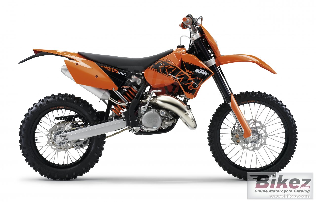 Big KTM 125 exc picture and wallpaper from Bikez.com